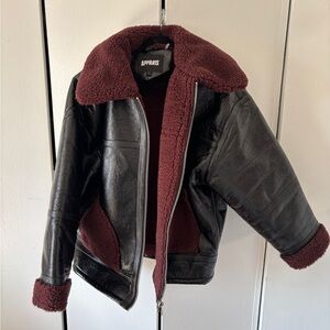 Apparis Shearling Lined Coat